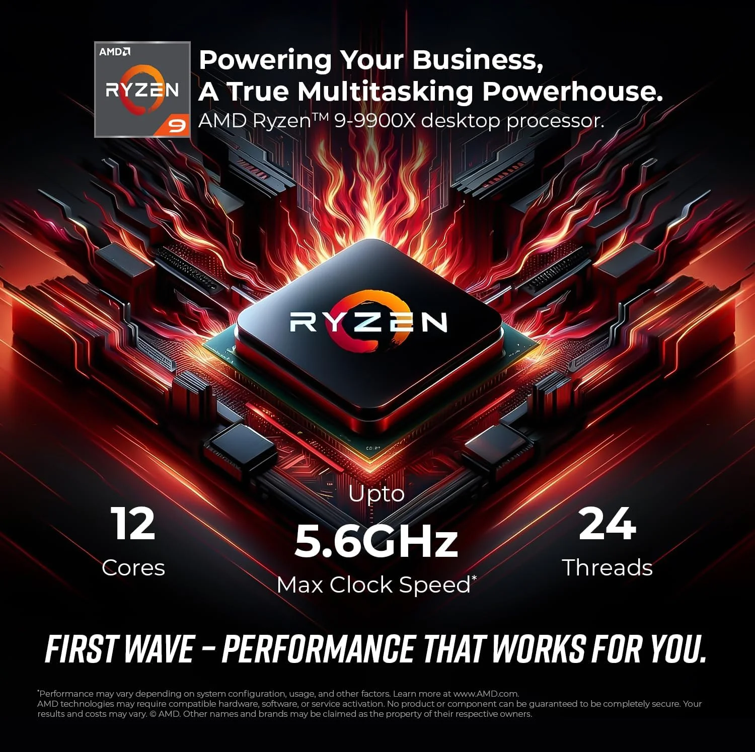 کامپیوتر گیمینگ فرست ویو NightReaper – AMD Ryzen 9-9900X، گرافیک 12GB RTX 5070 ARGB OC، رم 16GB DDR5 RGB، SSD NVMe 1TB، WiFi، خنک کننده ARGB، ویندوز 11 پرو، دسکتاپ با عملکرد بالا