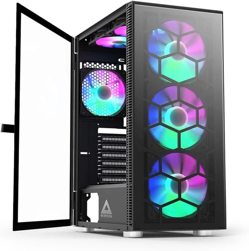 کامپیوتر گیمینگ اپکس - AMD Ryzen 5-5600X | GeForce RTX 3060 12GB GPU | 16GB DDR4 RAM | 1TB M.2 NVMe SSD | خنک کننده بادی | B650 MB | 650W 80+ PSU | WiFi/BT/Win11 Pro | کامپیوتر رومیزی