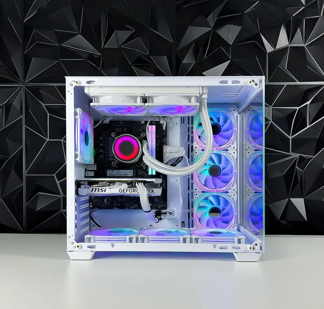 کامپیوتر گیمینگ ایپکس - پردازنده Intel Core i7-12700F | کارت گرافیک GeForce RTX 5060 8GB | رم 32GB DDR5 | حافظه 2TB M.2 NVMe SSD | خنک کننده مایع 240mm | مادربرد B760 MB | منبع تغذیه 650W 80+ | WiFi/BT/Win11 Pro | کامپیوتر رومیزی