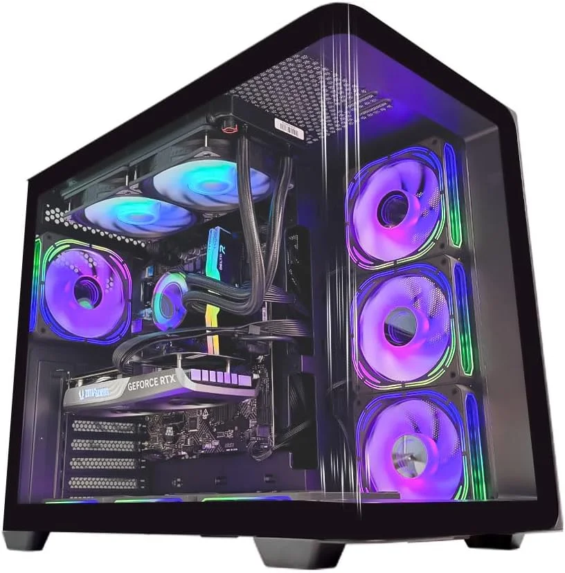 کامپیوتر گیمینگ بلیتز - پردازنده Intel Core i5-13400F | کارت گرافیک RTX 5060 8GB | رم 16GB DDR4 | حافظه SSD NVMe 1TB | خنک کننده بادی | مادربرد H610 | منبع تغذیه 650W 80+ | WiFi/BT/Win11 Pro | کامپیوتر رومیزی (ارتقا یافته)