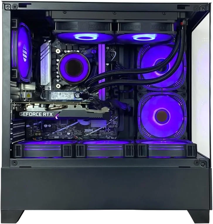 کامپیوتر گیمینگ Blitz - پردازنده Intel Core i5-13600K | کارت گرافیک RTX 5060 8GB | رم 16GB DDR5 | حافظه SSD NVMe 1TB | خنک کننده مایع 240mm | مادربرد B760 | منبع تغذیه 650W 80+ | WiFi/BT/Win11 Pro | کامپیوتر رومیزی