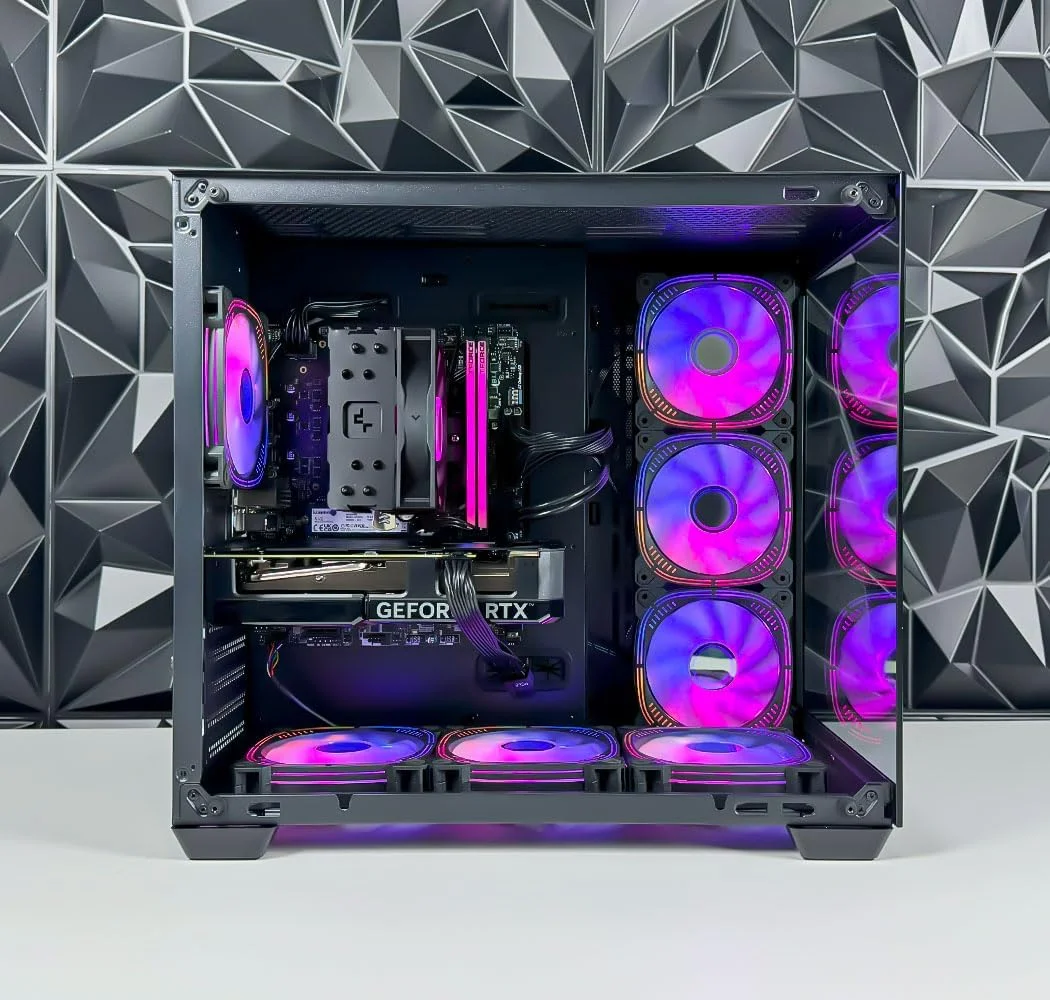 کامپیوتر گیمینگ Creed - پردازنده Intel Core i5-12400F | کارت گرافیک RTX 4060 8GB | رم 32GB DDR4 | حافظه SSD NVMe 500GB + هارد دیسک 1TB | خنک کننده بادی | مادربرد H610 | منبع تغذیه 650W 80+ | WiFi/BT/Win11 Pro | کامپیوتر رومیزی (ارتقا یافته)