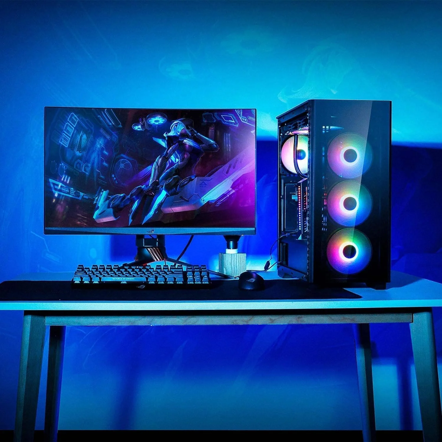 کامپیوتر گیمینگ بلیتز - پردازنده Intel Core i5-12400F | کارت گرافیک NVIDIA RTX 4060 8GB | حافظه RAM 16GB | حافظه ذخیره سازی SSD 1TB | خنک کننده بادی | دارای WiFi | ویندوز 11 پرو | کیس کامپیوتر