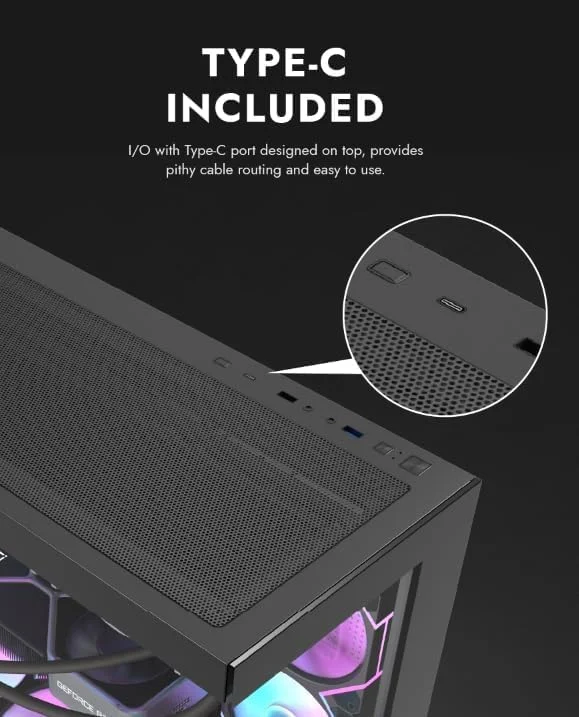 کامپیوتر گیمینگ بتل استیشن - پردازنده AMD Ryzen 9-7950X | کارت گرافیک RTX 4070Ti 12GB | رم 32GB | SSD 990 Pro 1TB + هارد دیسک 1TB | خنک کننده مایع | وای فای | ویندوز 11 پرو | کیس کامپیوتر