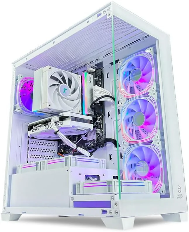 کامپیوتر گیمینگ - Intel Core i5-13400F | GeForce RTX 3060 12GB GPU | 32GB DDR4 RAM | 1TB NVMe SSD | خنک کننده بادی | H610 MB | 650W 80+ PSU | WiFi/BT/Win11 Pro | کامپیوتر رومیزی