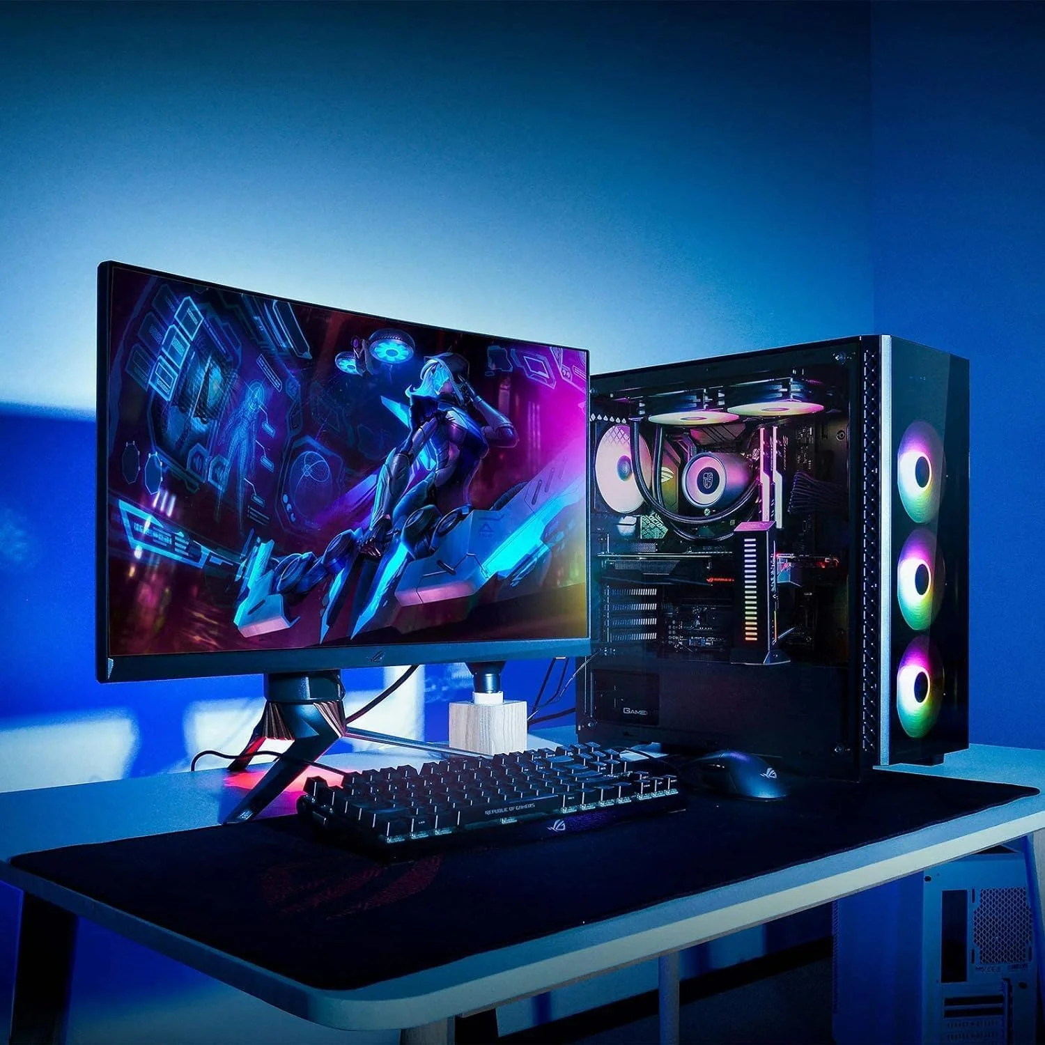 کامپیوتر گیمینگ بلیتز - پردازنده Intel Core i5-12400F | کارت گرافیک NVIDIA RTX 4060 8GB | حافظه RAM 16GB | حافظه ذخیره سازی SSD 1TB | خنک کننده بادی | دارای WiFi | ویندوز 11 پرو | کیس کامپیوتر