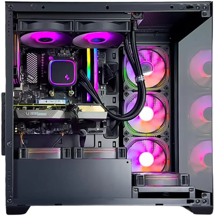 کامپیوتر گیمینگ اینفینیتی - Intel Core i7-13700K | GeForce RTX 5060Ti 16GB | 32GB DDR5 RAM | 1TB NVMe SSD | خنک کننده مایع 240mm | مادربرد B760 | پاور 750W 80+ | WiFi/BT/Win11 Pro | کامپیوتر رومیزی