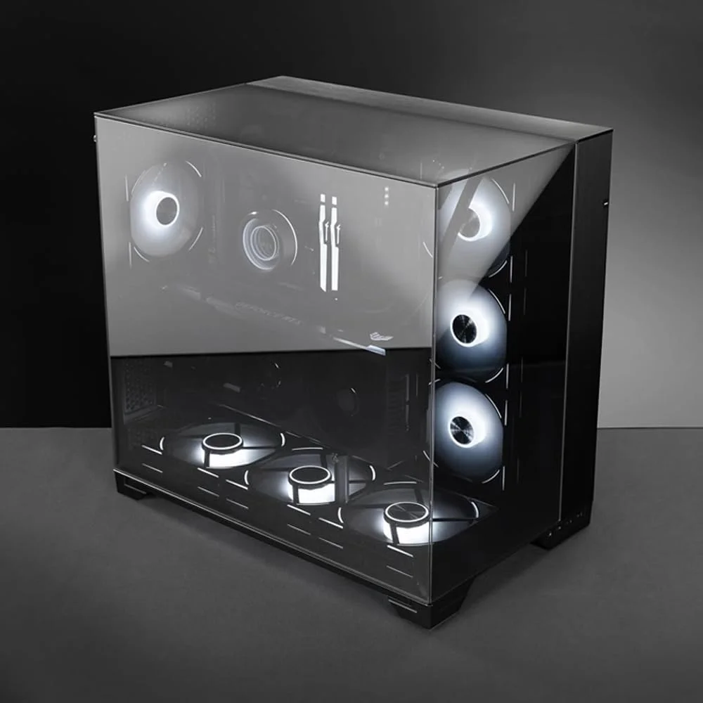 کامپیوتر گیمینگ حرفه ای GAME SEKRET Maxima - AMD Ryzen 9-9950X3D | کارت گرافیک RTX 4070Ti 12GB | رم 64GB DDR5 | حافظه SSD NVMe 2TB | خنک کننده مایع 360mm | مادربرد X670 | منبع تغذیه 750W 80+ Gold | WiFi/BT/Win11 Pro | کامپیوتر رومیزی