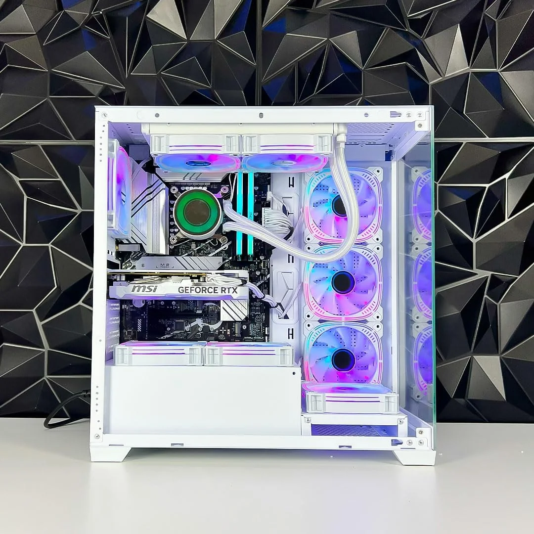 کامپیوتر گیمینگ لجون گیم سکرت - پردازنده Intel Core i7-14700F | کارت گرافیک GeForce RTX 5060 8GB | رم 16GB DDR5 | حافظه SSD 1TB M.2 NVMe | خنک کننده مایع 240mm | مادربرد B760 | منبع تغذیه 650W 80+ | WiFi/BT/Win11 Pro | کامپیوتر رومیزی