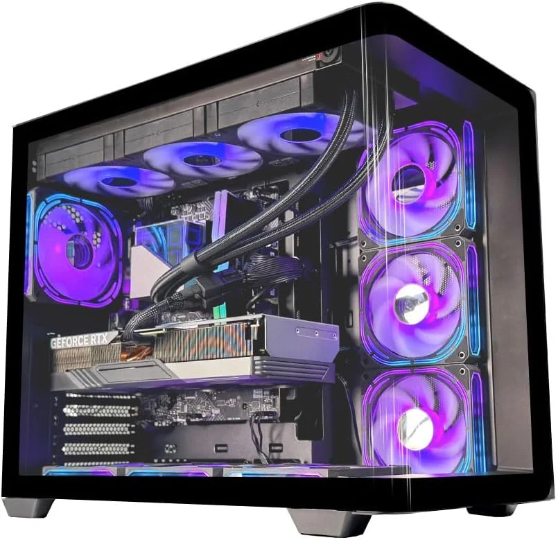 کامپیوتر گیمینگ شبح - AMD Ryzen 9-9900X | کارت گرافیک RTX 4070 Super 12GB | رم 64GB DDR5 | حافظه SSD NVMe 2TB | خنک کننده مایع 360mm | مادربرد X670 | منبع تغذیه 750W 80+ Gold | WiFi/BT/Win11 Pro | کامپیوتر رومیزی