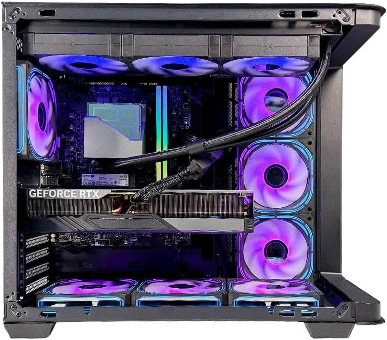 کامپیوتر گیمینگ شبح - AMD Ryzen 9-9900X | کارت گرافیک RTX 4070 Super 12GB | رم 64GB DDR5 | حافظه SSD NVMe 2TB | خنک کننده مایع 360mm | مادربرد X670 | منبع تغذیه 750W 80+ Gold | WiFi/BT/Win11 Pro | کامپیوتر رومیزی