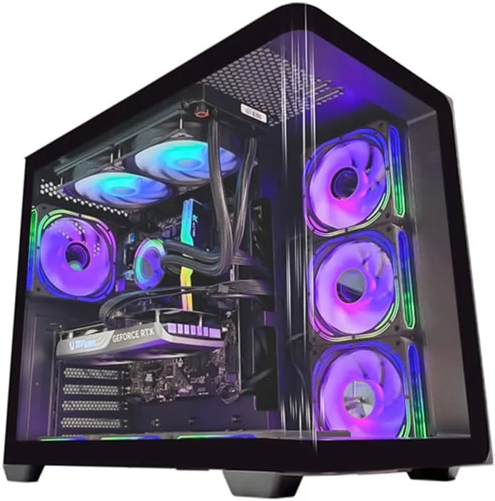 کامپیوتر گیمینگ پالس - AMD Ryzen 5-7600X | کارت گرافیک GeForce RTX 5060 8GB | رم 32GB DDR5 | حافظه SSD 1TB M.2 NVMe | خنک کننده مایع 240mm | منبع تغذیه 650W | مادربرد B650 | منبع تغذیه 650W 80+ | WiFi/BT/Win11 Pro