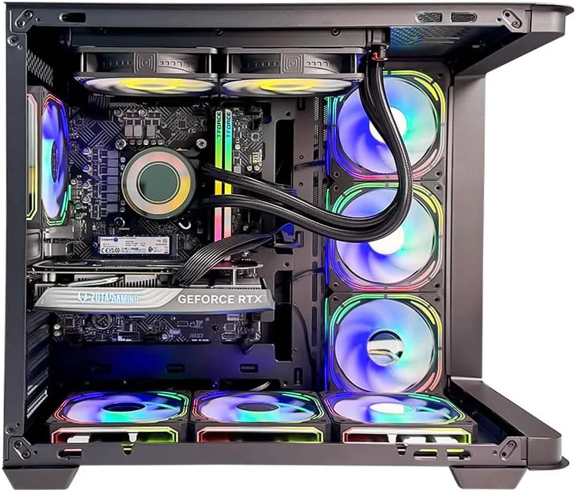 کامپیوتر گیمینگ پالس - AMD Ryzen 5-7600X | کارت گرافیک GeForce RTX 5060 8GB | رم 32GB DDR5 | حافظه SSD 1TB M.2 NVMe | خنک کننده مایع 240mm | منبع تغذیه 650W | مادربرد B650 | منبع تغذیه 650W 80+ | WiFi/BT/Win11 Pro