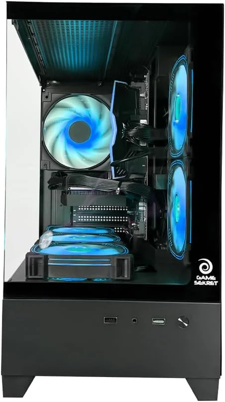 کامپیوتر گیمینگ Saber - پردازنده Intel Core i5-12400F | کارت گرافیک RX 580 8GB | رم 16GB DDR4 | حافظه SSD NVMe 1TB | خنک کننده بادی | مادربرد H610 | منبع تغذیه 500W 80+ | WiFi/BT/Win11 Pro | کامپیوتر رومیزی