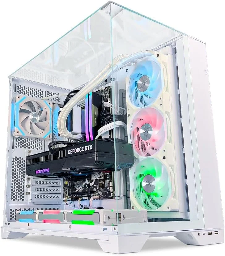 کامپیوتر گیمینگ Valor - پردازنده Intel Core i7-13700K | کارت گرافیک GeForce RTX 5070Ti با 16 گیگابایت حافظه | 32 گیگابایت رم DDR5 | حافظه SSD 2 ترابایتی M.2 NVMe مدل 990 Pro | خنک کننده مایع 360mm با LCD | WiFi/BT/Win11 Pro | کامپیوتر رومیزی کامپیوتر گیمینگ Valor - پردازنده Intel Core i7-13700K | کارت گرافیک GeForce RTX 5070Ti با 16 گیگابایت حافظه | 32 گیگابایت رم DDR5 | حافظه SSD 2 ترابایتی M.2 NVMe مدل 990 Pro | خنک کننده مایع 360mm با LCD | WiFi/BT/Win11 Pro | کامپیوتر رومیزی