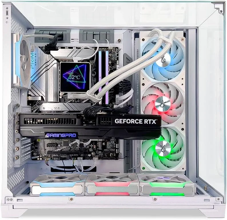 کامپیوتر گیمینگ Valor - پردازنده Intel Core i7-13700K | کارت گرافیک GeForce RTX 5070Ti با 16 گیگابایت حافظه | 32 گیگابایت رم DDR5 | حافظه SSD 2 ترابایتی M.2 NVMe مدل 990 Pro | خنک کننده مایع 360mm با LCD | WiFi/BT/Win11 Pro | کامپیوتر رومیزی