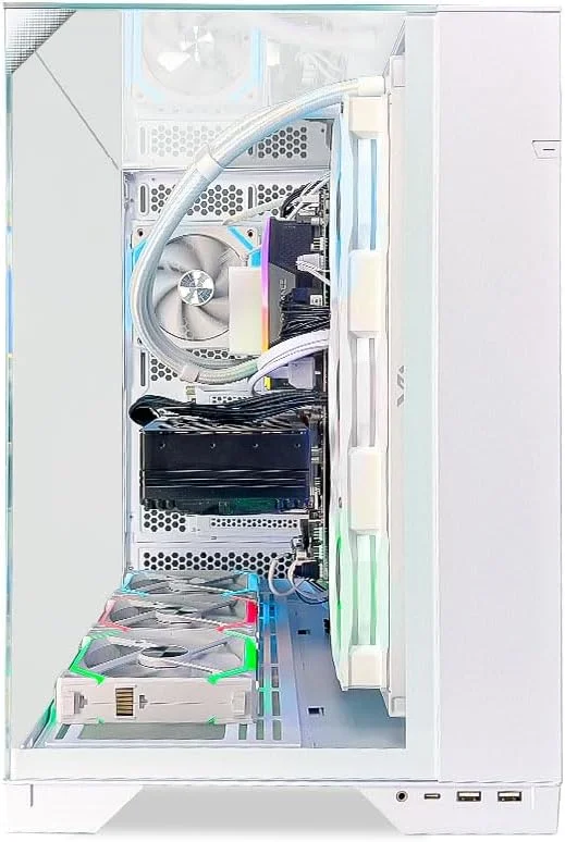 کامپیوتر گیمینگ Valor - پردازنده Intel Core i7-13700K | کارت گرافیک GeForce RTX 5070Ti با 16 گیگابایت حافظه | 32 گیگابایت رم DDR5 | حافظه SSD 2 ترابایتی M.2 NVMe مدل 990 Pro | خنک کننده مایع 360mm با LCD | WiFi/BT/Win11 Pro | کامپیوتر رومیزی