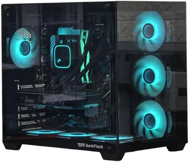 کامپیوتر رومیزی گیمینگ، پردازنده Core i9-14900KF، کارت گرافیک RTX 5060 8GB، رم 64GB DDR5، حافظه SSD NVMe 1TB، ویندوز 11 پرو کامپیوتر رومیزی گیمینگ، پردازنده Core i9-14900KF، کارت گرافیک RTX 5060 8GB، رم 64GB DDR5، حافظه SSD NVMe 1TB، ویندوز 11 پرو