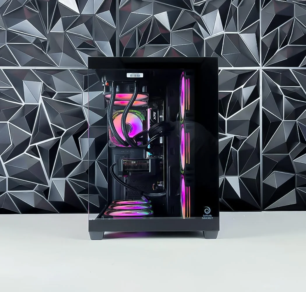 باندل کامپیوتر گیمینگ GameSekret Dark Chiller، پردازنده Intel i7-12700F، خنککننده مایع 240 میلیمتری، کارت گرافیک NVIDIA RTX 4060 8GB، رم 32GB DDR4، حافظه SSD NVME M.2 500GB + هارد دیسک 1 ترابایتی، کامپیوتر گیمینگ رومیزی - IX2385 باندل کامپیوتر گیمینگ GameSekret Dark Chiller، پردازنده Intel i7-12700F، خنککننده مایع 240 میلیمتری، کارت گرافیک NVIDIA RTX 4060 8GB، رم 32GB DDR4، حافظه SSD NVME M.2 500GB + هارد دیسک 1 ترابایتی، کامپیوتر گیمینگ رومیزی - IX2385