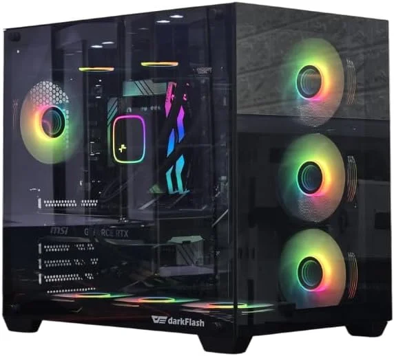 کامپیوتر رومیزی گیمینگ، پردازنده Core i9-14900KF، کارت گرافیک RTX 5060 8GB، رم 64GB DDR5، حافظه SSD NVMe 1TB، ویندوز 11 پرو کامپیوتر رومیزی گیمینگ، پردازنده Core i9-14900KF، کارت گرافیک RTX 5060 8GB، رم 64GB DDR5، حافظه SSD NVMe 1TB، ویندوز 11 پرو