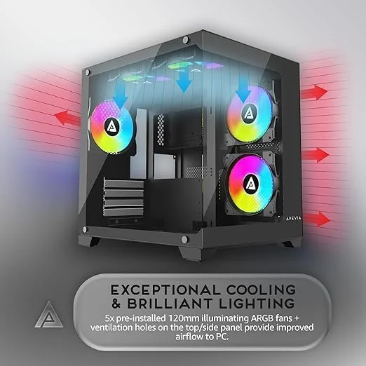 کامپیوتر گیمینگ CORE I5 9400F | گزینه های کارت گرافیک | 16 گیگابایت رم | 500 گیگابایت SSD | ویندوز 10/11 | WIFI 6 | کامپیوتر گیمینگ/ایستگاه کاری ایده آل با بودجه مناسب (GTX 1060 6GB)