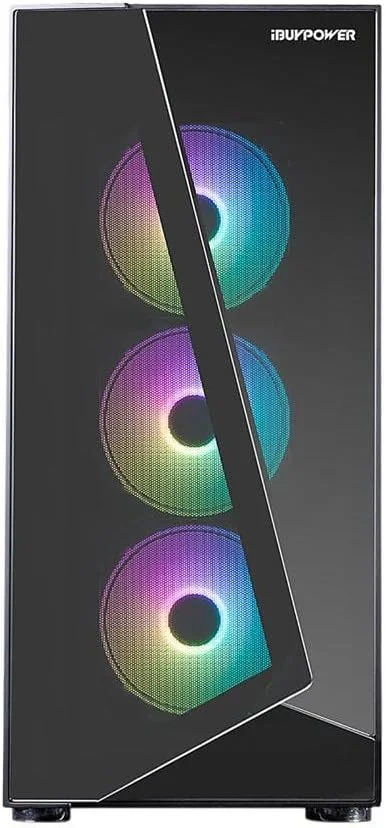 کامپیوتر گیمینگ حرفه ای آی‌بای‌پاور مدل SlateMono 237i (پردازنده Intel i7-12700KF 3.6GHz، کارت گرافیک GeForce RTX 3070 Ti 8GB، رم 16GB DDR4 RGB، حافظه 1TB NVMe SSD، وای‌فای، ویندوز 11 هوم)