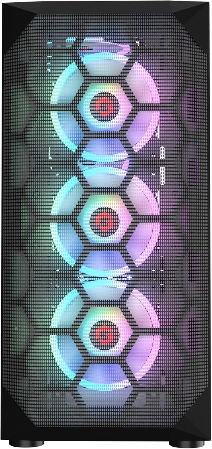 کامپیوتر رومیزی ایده آل برای بازی و کار: AMD Ryzen 5 | انتخاب کارت گرافیک | رم 32 گیگابایت | 1 ترابایت NVME/SATA SSD | ویندوز 10/11 | وای فای و بلوتوث آماده (RYZEN 5600 + RTX 2060 SUPER 8GB)