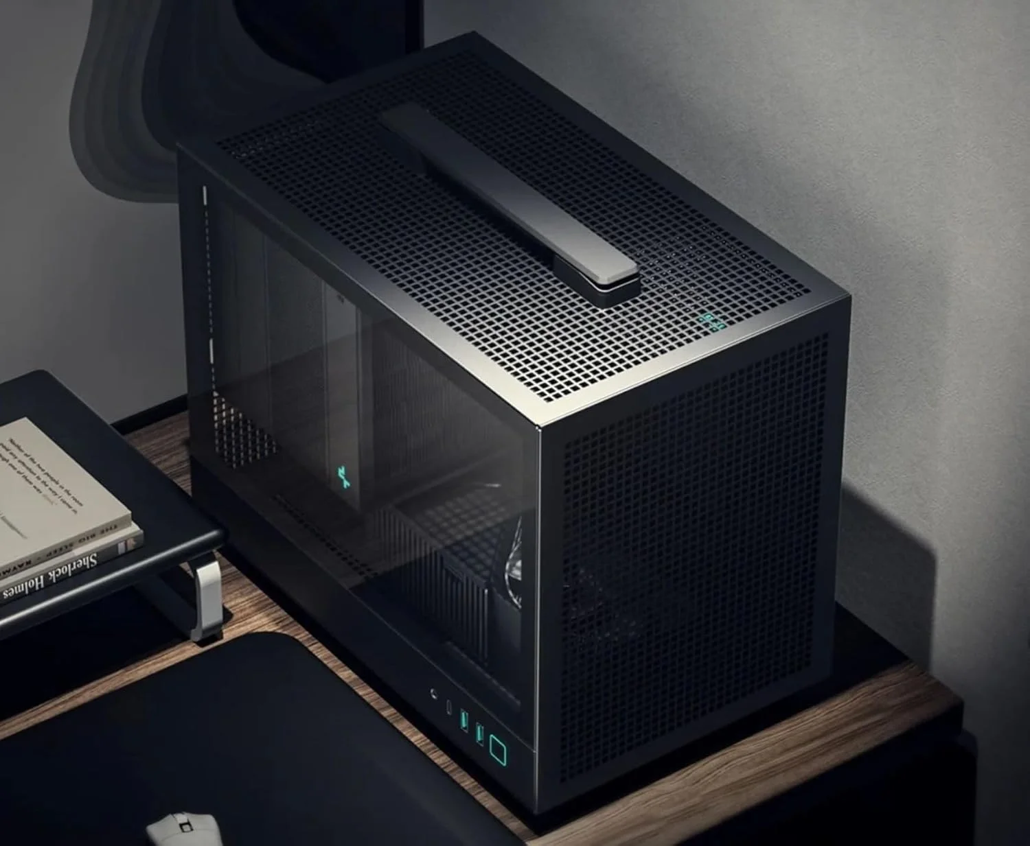 کامپیوتر رومیزی مینی ITX قابل حمل iDEALS مشکی: پردازنده Core i7 | کارت گرافیک (انتخابی) | 16 گیگابایت رم | 1 ترابایت NVME/SSD | ویندوز 10 | وای فای و بلوتوث آماده (CORE I7 + GTX 1050TI 4GB GRAPHICS)