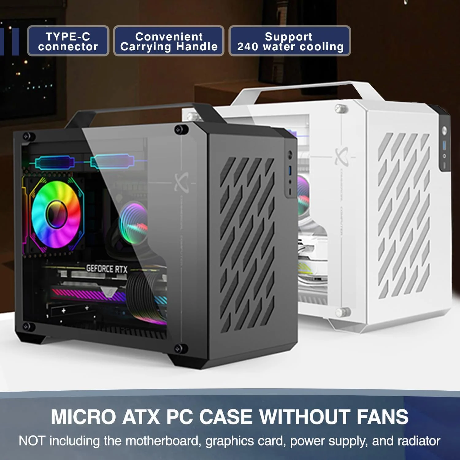 کامپیوتر رومیزی کوچک و قابل حمل مناسب بازی و کاربری حرفه ای سفید: پردازنده Core i7 | کارت گرافیک (انتخابی) | 16 گیگابایت رم | 1 ترابایت NVME/SSD | ویندوز 10 | وای فای و بلوتوث (Core i7 + GTX 750TI 2GB)