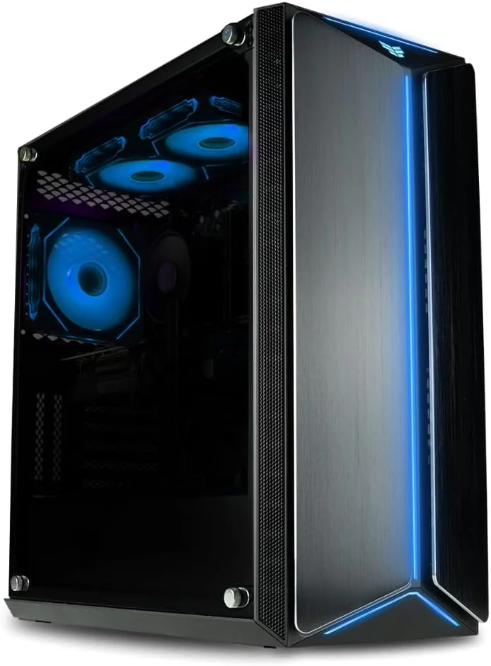 Mantis V2 - RTX 5090، Intel i9-14900KF، 192 گیگابایت DDR5 5600 RAM، 4 ترابایت NVMe Gen4 SSD، 10 ترابایت HDD، Windows 11 Pro، HDMI، RJ45، کیبورد و ماوس RGB، WiFi 6E داخلی، دسکتاپ گیمینگ اسمبل شده