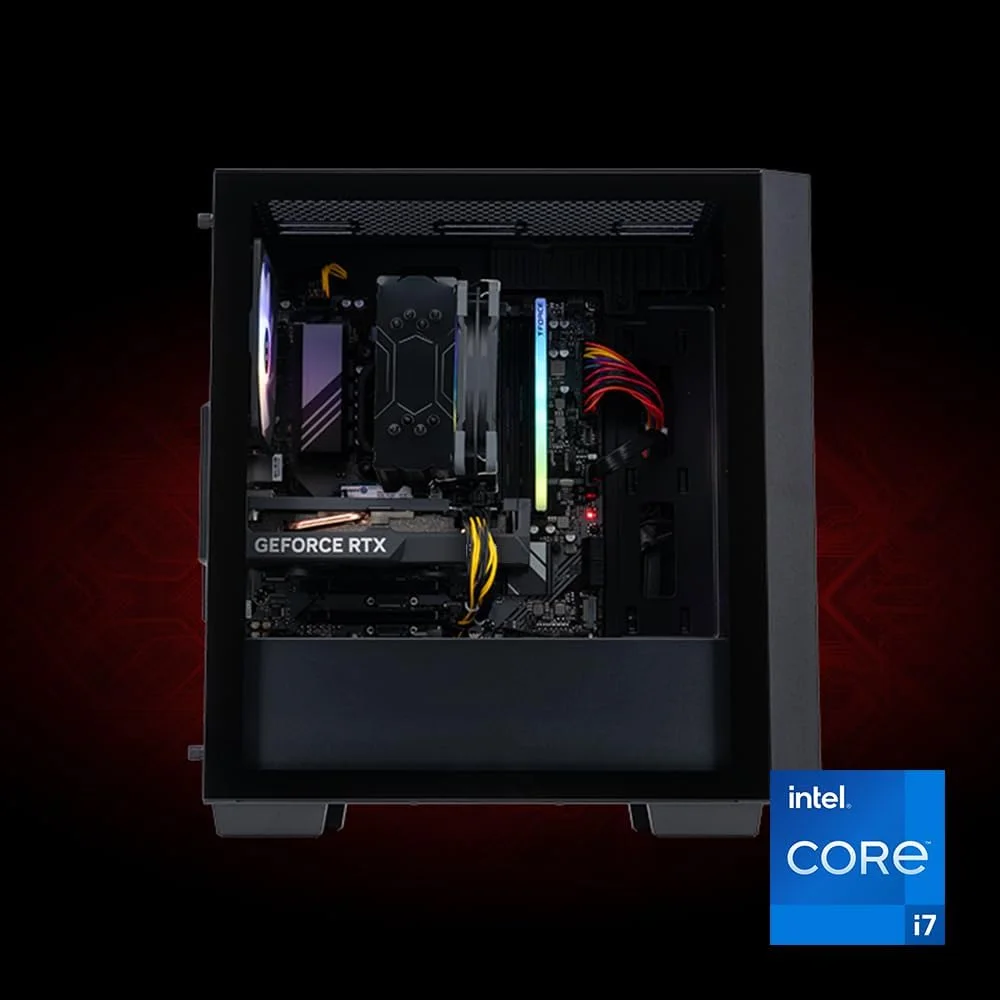 کامپیوتر گیمینگ ایسر نیترو 60 N60-640-UR13 | پردازنده 20 هسته ای Intel Core i7-14700F | کارت گرافیک NVIDIA GeForce RTX 4060 | 32 گیگابایت DDR5 | 2 ترابایت PCIe Gen 4 SSD | Wi-Fi 802.11ac | گیگابیت اترنت | ویندوز 11 هوم