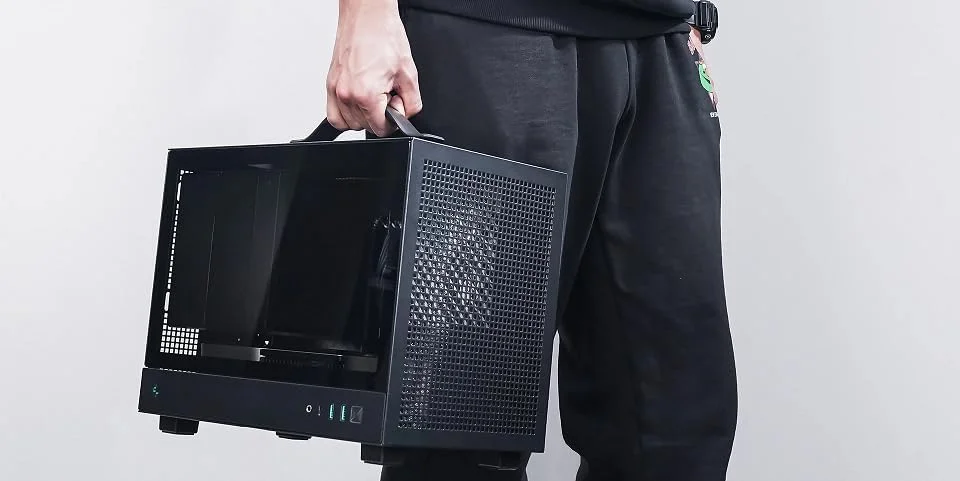 کامپیوتر رومیزی مینی ITX قابل حمل و مقرون به صرفه: پردازنده Corei7 | کارت گرافیک (اختیاری) | 32 گیگابایت رم | 1 ترابایت NVME | ویندوز 11 | وای فای و بلوتوث آماده (CORE I7 6700 + RTX 3050 6GB)