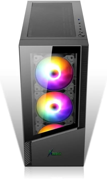 کامپیوتر رومیزی گیمینگ و ورک استیشن Ryzen 5 (6 هسته 12 رشته) | انتخاب کارت گرافیک | 16 گیگابایت رم | 1 ترابایت SSD | ویندوز 10 | وای فای و بلوتوث