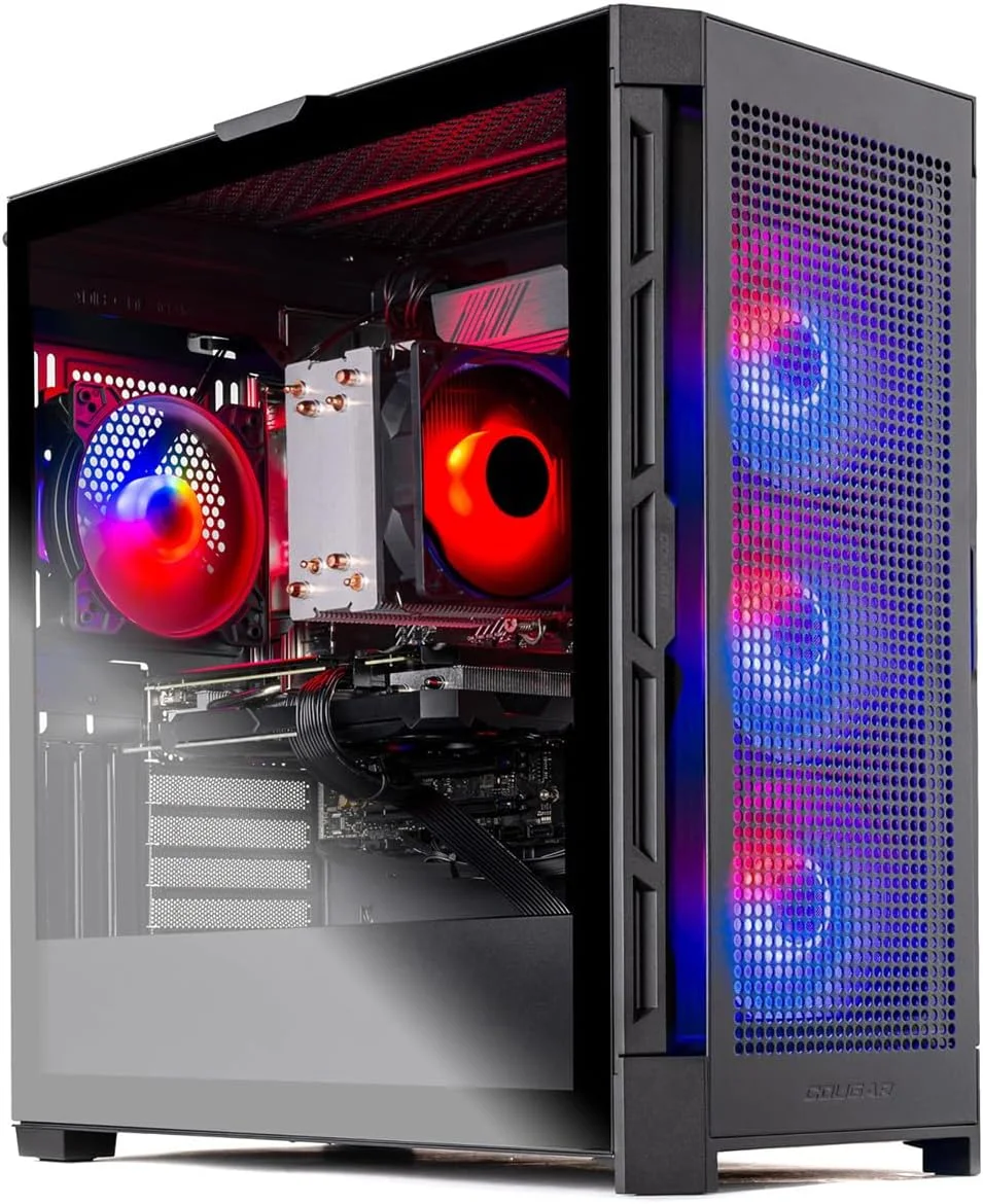 کامپیوتر گیمینگ دسکتاپ Skytech Blaze4، رایزن 7 7700 3.8 گیگاهرتز (5.3 گیگاهرتز توربو بوست)، AMD RX 9070 XT 16GB GDDR6، اس اس دی 1 ترابایتی NVMe، رم 16 گیگابایتی DDR5 6000، پاور 850 واتی گلد، وای فای، ویندوز 11