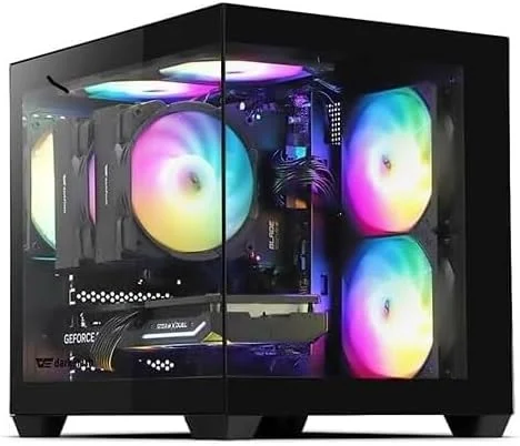 کامپیوتر رومیزی گیمینگ و ورک استیشن رایزن 5 (6 هسته 12 رشته): | انتخاب کارت گرافیک | 16 گیگابایت رم | 1 ترابایت SSD | ویندوز 10 | وای فای بلوتوث (رایزن 5 + کارت گرافیک GTX 1060 6GB)