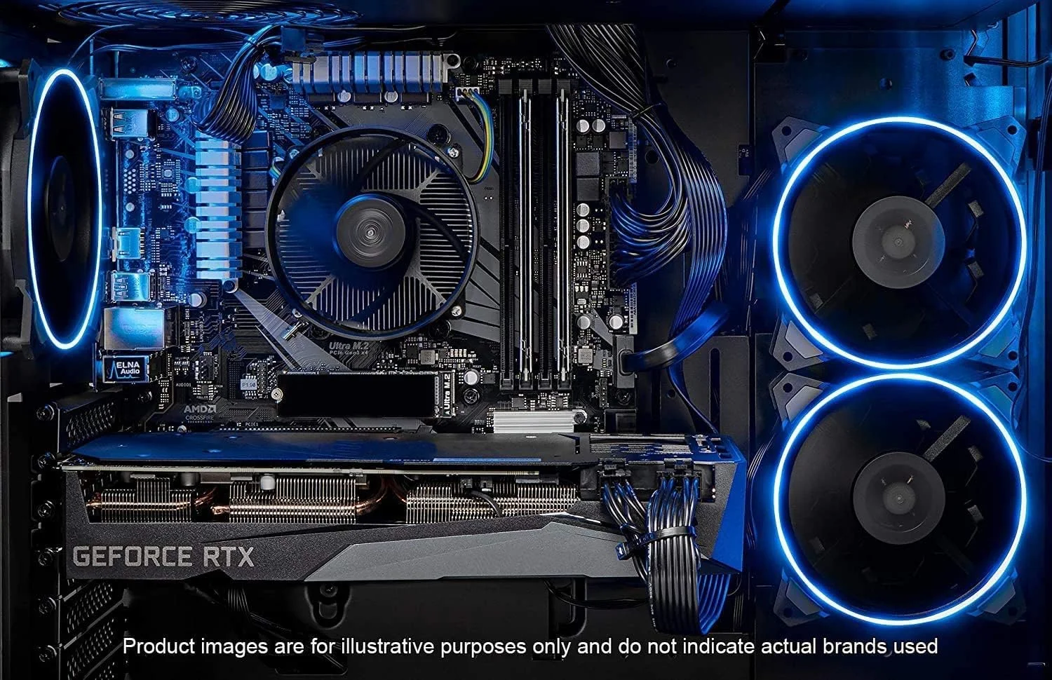 کامپیوتر رومیزی گیمینگ Skytech مدل Azure – پردازنده Intel Core i5 10400F 2.9 GHz، کارت گرافیک RTX 3060، حافظه SSD 1 ترابایتی، رم 16 گیگابایتی DDR4 3200، منبع تغذیه 600 واتی Gold، وای فای AC، ویندوز 10 نسخه Home 64 بیتی