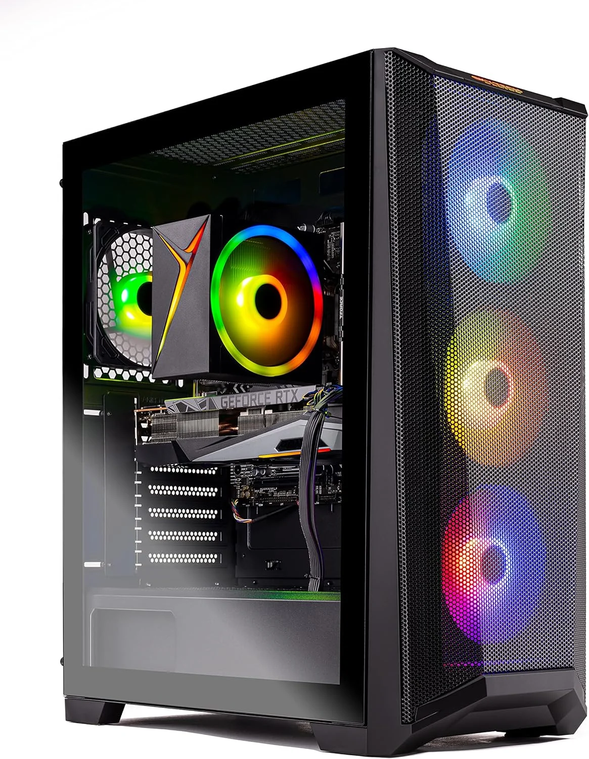 کامپیوتر رومیزی گیمینگ Skytech Chronos – پردازنده Intel Core i5 12600K 3.7 گیگاهرتز، NVIDIA RTX 3080، حافظه SSD NVME 1 ترابایتی، رم 16 گیگابایتی DDR4 3200، منبع تغذیه 850 واتی Gold، وای فای AC 11، ویندوز 11 هوم 64 بیتی کامپیوتر رومیزی گیمینگ Skytech Chronos – پردازنده Intel Core i5 12600K 3.7 گیگاهرتز، NVIDIA RTX 3080، حافظه SSD NVME 1 ترابایتی، رم 16 گیگابایتی DDR4 3200، منبع تغذیه 850 واتی Gold، وای فای AC 11، ویندوز 11 هوم 64 بیتی