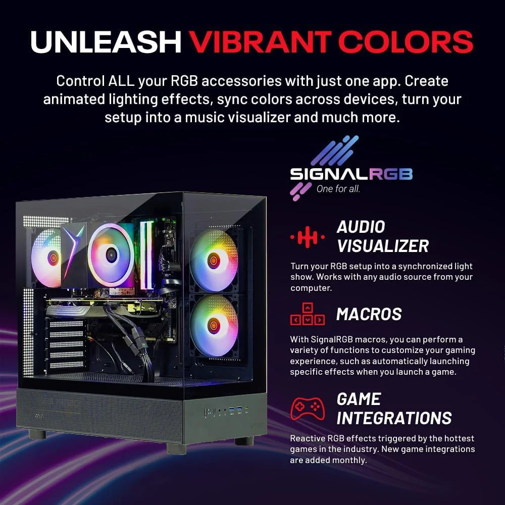 کامپیوتر رومیزی گیمینگ Skytech Azure، رایزن 7 7700 3.8 گیگاهرتز (5.3 گیگاهرتز توربو بوست)، NVIDIA RTX 5070 12GB GDDR7، 1 ترابایت Gen4 NVMe SSD، رم 32 گیگابایت DDR5 6000 RGB، منبع تغذیه 850 وات گلد، Wi-Fi، ویندوز 11