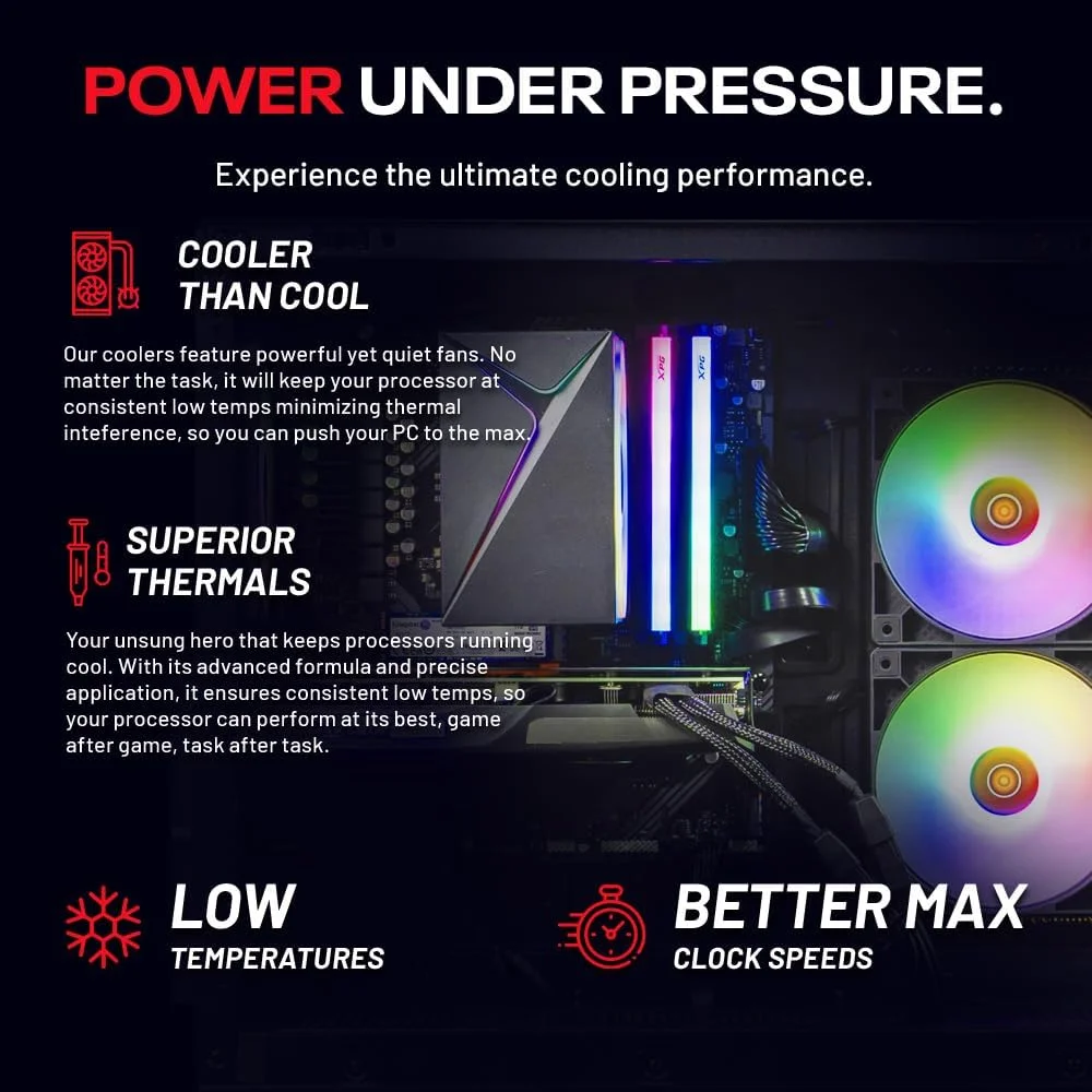 کامپیوتر رومیزی گیمینگ Skytech Azure، رایزن 7 7700 3.8 گیگاهرتز (5.3 گیگاهرتز توربو بوست)، NVIDIA RTX 5070 12GB GDDR7، 1 ترابایت Gen4 NVMe SSD، رم 32 گیگابایت DDR5 6000 RGB، منبع تغذیه 850 وات گلد، Wi-Fi، ویندوز 11