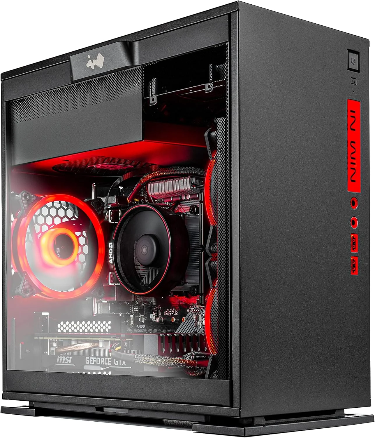 کامپیوتر رومیزی گیمینگ Skytech Legacy Mini – AMD Ryzen 5 3600 3.6 GHz, GTX 1660 Super, 500GB SSD, 16G DDR4 3200, 600W Gold PSU, AC Wi-Fi, Windows 10 Home 64-bit کامپیوتر رومیزی گیمینگ Skytech Legacy Mini – AMD Ryzen 5 3600 3.6 GHz, GTX 1660 Super, 500GB SSD, 16G DDR4 3200, 600W Gold PSU, AC Wi-Fi, Windows 10 Home 64-bit