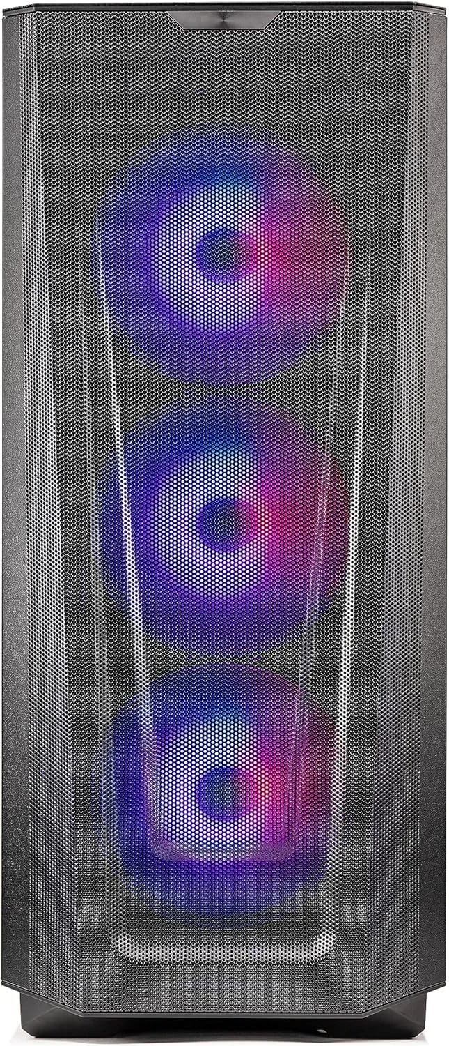 کامپیوتر گیمینگ دسکتاپ Skytech Gaming Eclipse Lite – AMD Ryzen 7 7800X3D 4.2 GHz, NVIDIA RTX 4070 Ti, 1TB NVME Gen4 SSD, 32GB DDR5 RAM RGB, منبع تغذیه 850W Gold, خنک کننده مایع 360mm AIO, Wi-Fi 11AC, ویندوز 11 نسخه Home 64 بیتی