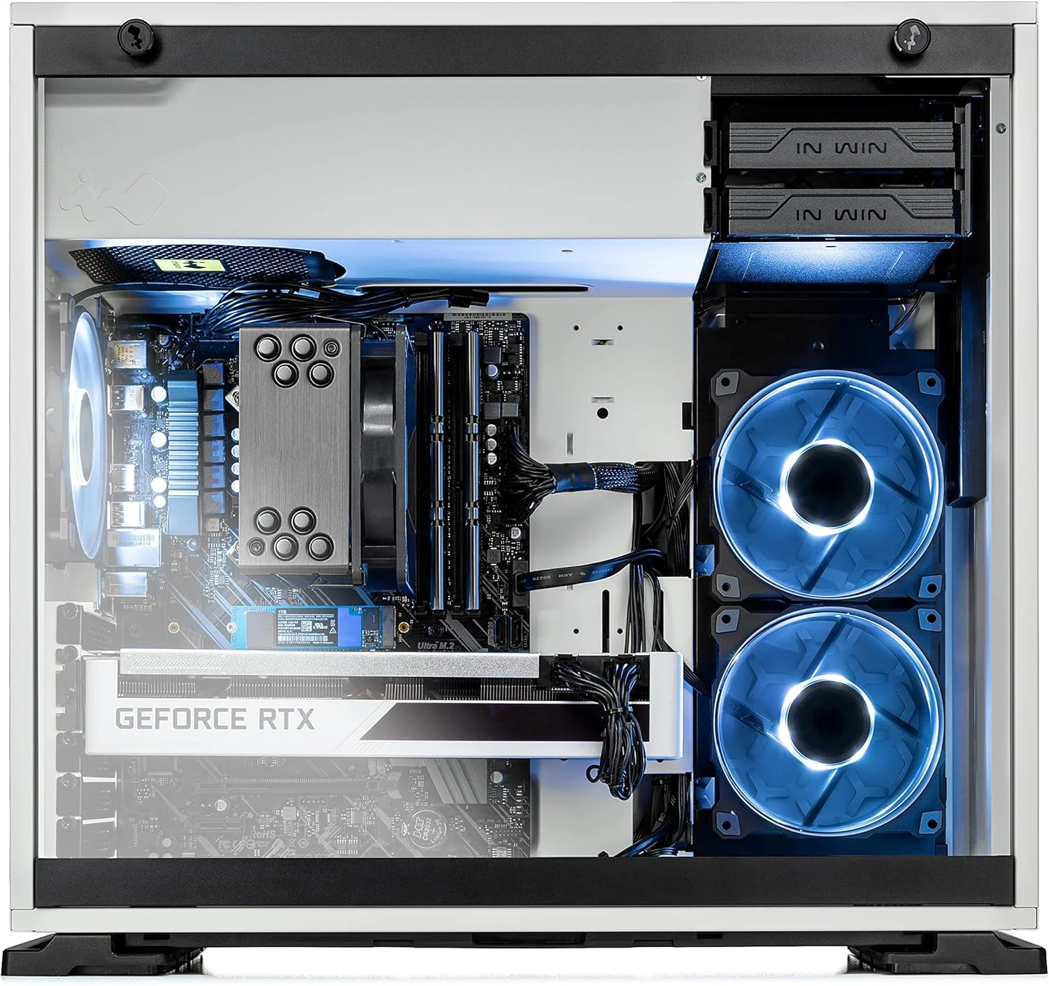 کامپیوتر گیمینگ رومیزی Skytech Shiva - پردازنده Intel Core i5 12600K 3.7 گیگاهرتز، کارت گرافیک RTX 3060 Ti، حافظه SSD NVME 1 ترابایتی، رم 32 گیگابایتی DDR5 RGB، منبع تغذیه 650 واتی Gold، وای فای AC، ویندوز 11 هوم 64 بیتی کامپیوتر گیمینگ رومیزی Skytech Shiva - پردازنده Intel Core i5 12600K 3.7 گیگاهرتز، کارت گرافیک RTX 3060 Ti، حافظه SSD NVME 1 ترابایتی، رم 32 گیگابایتی DDR5 RGB، منبع تغذیه 650 واتی Gold، وای فای AC، ویندوز 11 هوم 64 بیتی