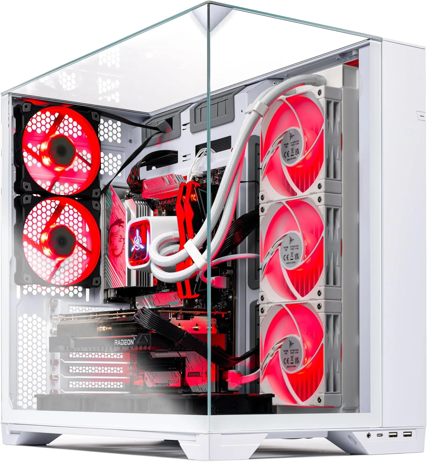 کامپیوتر رومیزی گیمینگ Skytech O11 Vision، پردازنده Ryzen 7 9800X3D 4.7 گیگاهرتز (5.2 گیگاهرتز)، کارت گرافیک AMD RX 9070XT 16GB، حافظه SSD 2TB Gen4 NVMe، رم 32GB DDR5 6000 RGB، منبع تغذیه 850W Gold ATX 3، خنک کننده مایع 360mm ARGB AIO، وای فای، ویندوز 11 کامپیوتر رومیزی گیمینگ Skytech O11 Vision، پردازنده Ryzen 7 9800X3D 4.7 گیگاهرتز (5.2 گیگاهرتز)، کارت گرافیک AMD RX 9070XT 16GB، حافظه SSD 2TB Gen4 NVMe، رم 32GB DDR5 6000 RGB، منبع تغذیه 850W Gold ATX 3، خنک کننده مایع 360mm ARGB AIO، وای فای، ویندوز 11