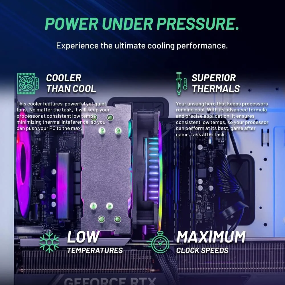 کامپیوتر گیمینگ رومیزی Skytech Gaming Shiva – AMD Ryzen 5 5600X 3.7 GHz، NVIDIA RTX 4060 Ti، 1 ترابایت NVME SSD، رم 16 گیگابایتی DDR4 3200، منبع تغذیه 600W Gold، وای فای 11AC، ویندوز 11 هوم 64 بیتی، سفید کامپیوتر گیمینگ رومیزی Skytech Gaming Shiva – AMD Ryzen 5 5600X 3.7 GHz، NVIDIA RTX 4060 Ti، 1 ترابایت NVME SSD، رم 16 گیگابایتی DDR4 3200، منبع تغذیه 600W Gold، وای فای 11AC، ویندوز 11 هوم 64 بیتی، سفید