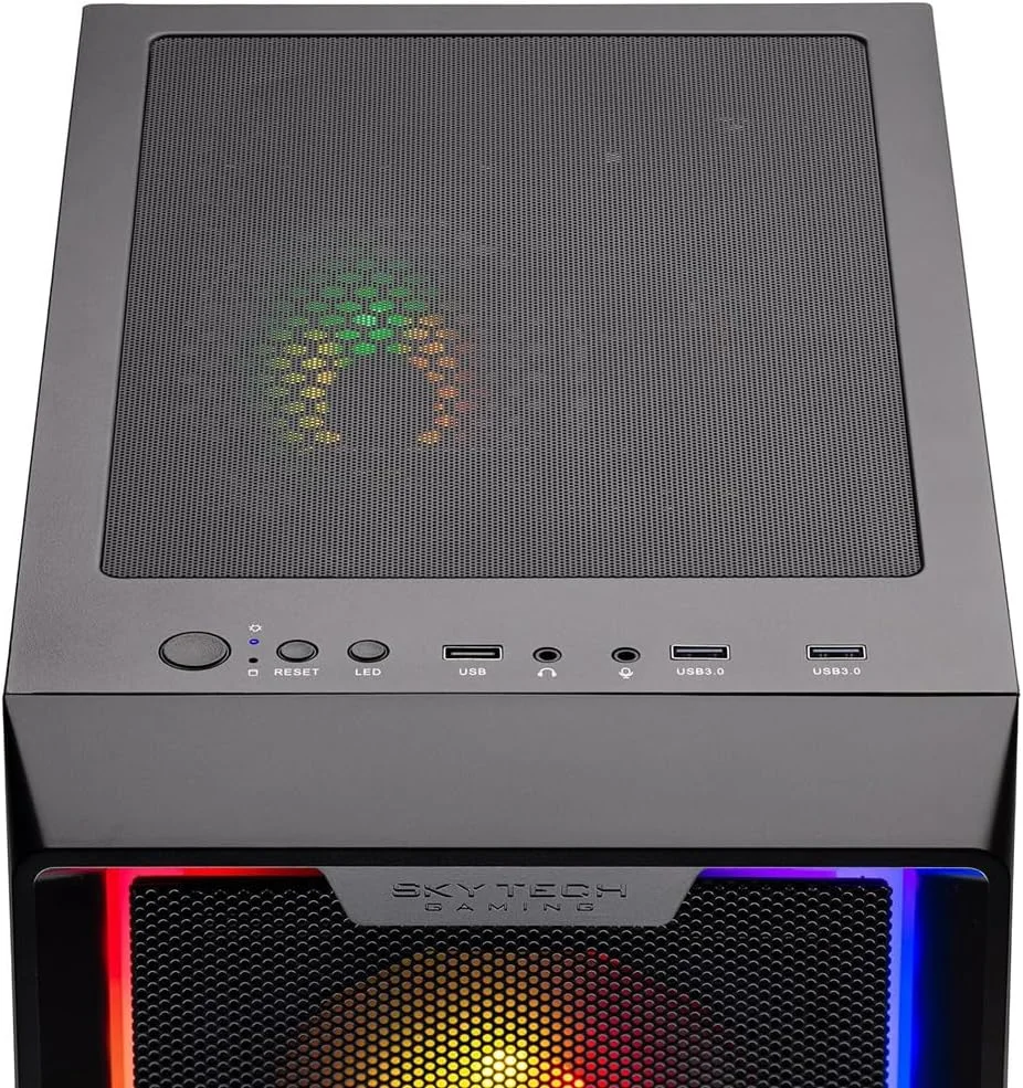 کامپیوتر رومیزی گیمینگ Skytech Nebula، پردازنده Intel i5 13400F 2.5 گیگاهرتز (4.6 گیگاهرتز توربو)، NVIDIA RTX 4060 8GB، حافظه SSD NVMe 1 ترابایتی، رم 16 گیگابایتی DDR4 3200، منبع تغذیه 650W Gold، Wi-Fi، ویندوز 11 کامپیوتر رومیزی گیمینگ Skytech Nebula، پردازنده Intel i5 13400F 2.5 گیگاهرتز (4.6 گیگاهرتز توربو)، NVIDIA RTX 4060 8GB، حافظه SSD NVMe 1 ترابایتی، رم 16 گیگابایتی DDR4 3200، منبع تغذیه 650W Gold، Wi-Fi، ویندوز 11