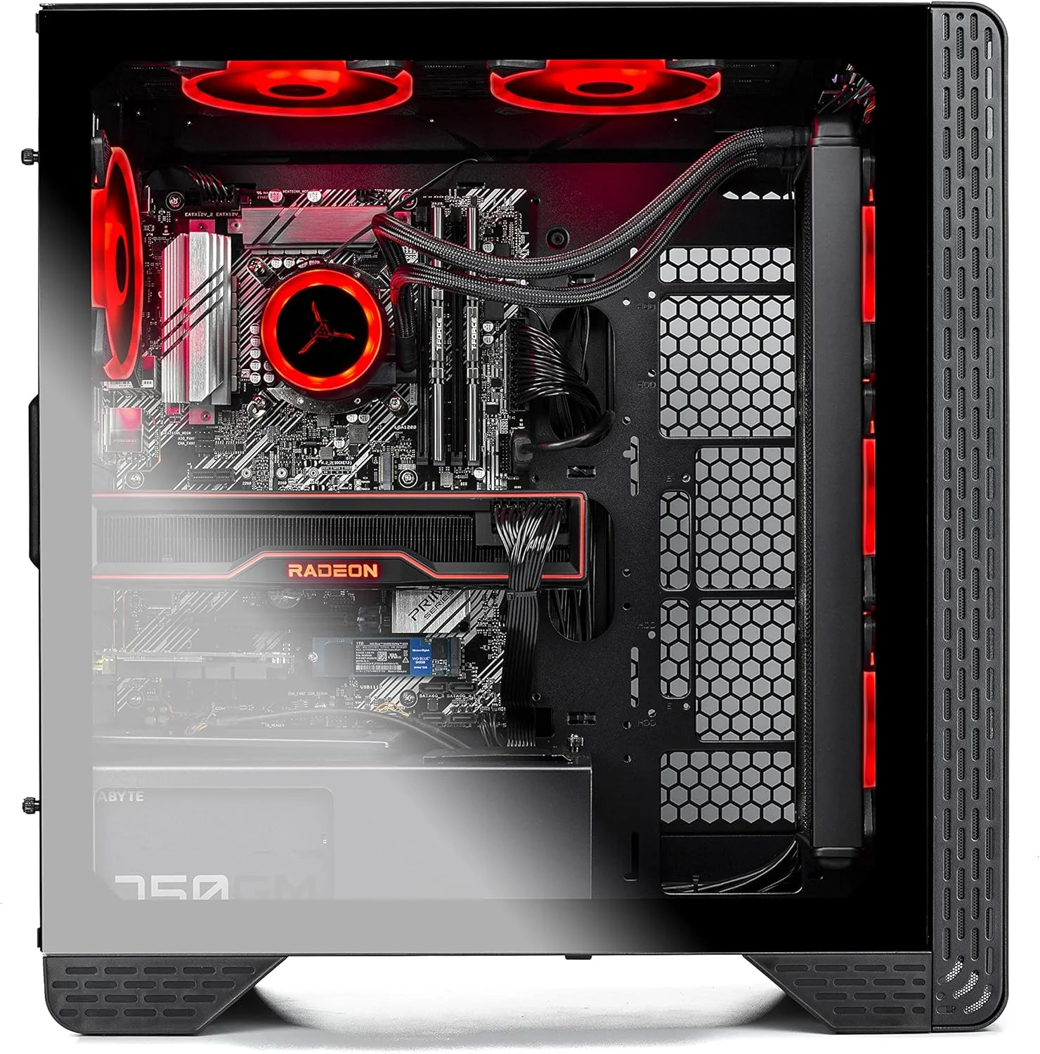 کامپیوتر رومیزی گیمینگ Skytech Siege 3.0 - Intel i9-10900K 3.7GHz, AMD 6800XT 16G GDDR6, 1TB NVMe, 16G DDR4 3000, PSU 750W Gold, AIO 360mm, AC Wi-Fi, Windows 10 Home 64-bit کامپیوتر رومیزی گیمینگ Skytech Siege 3.0 - Intel i9-10900K 3.7GHz, AMD 6800XT 16G GDDR6, 1TB NVMe, 16G DDR4 3000, PSU 750W Gold, AIO 360mm, AC Wi-Fi, Windows 10 Home 64-bit