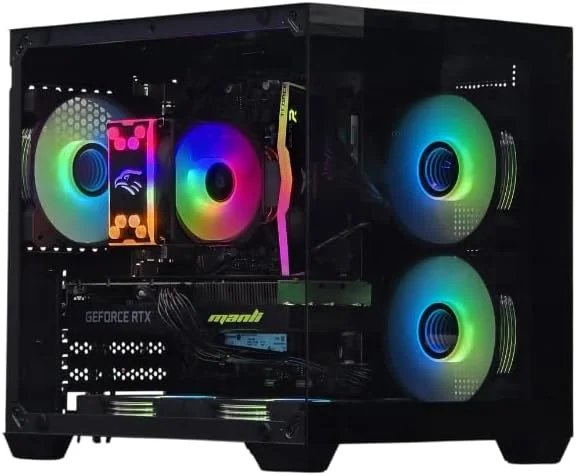 کامپیوتر رومیزی گیمینگ SNO – پردازنده Intel i5-14400F، کارت گرافیک RTX 5060 8GB، حافظه رم 8GB DDR4، حافظه SSD 1TB، ویندوز 11 پرو – کامپیوتر گیمینگ با فریم ریت بالا (مشکی، پردازنده I5 14400F RTX 5060 8GB NVIDIA، حافظه 1 ترابایت، ویندوز 11 پرو، حافظه 16 گیگابایت) کامپیوتر رومیزی گیمینگ SNO – پردازنده Intel i5-14400F، کارت گرافیک RTX 5060 8GB، حافظه رم 8GB DDR4، حافظه SSD 1TB، ویندوز 11 پرو – کامپیوتر گیمینگ با فریم ریت بالا (مشکی، پردازنده I5 14400F RTX 5060 8GB NVIDIA، حافظه 1 ترابایت، ویندوز 11 پرو، حافظه 16 گیگابایت)