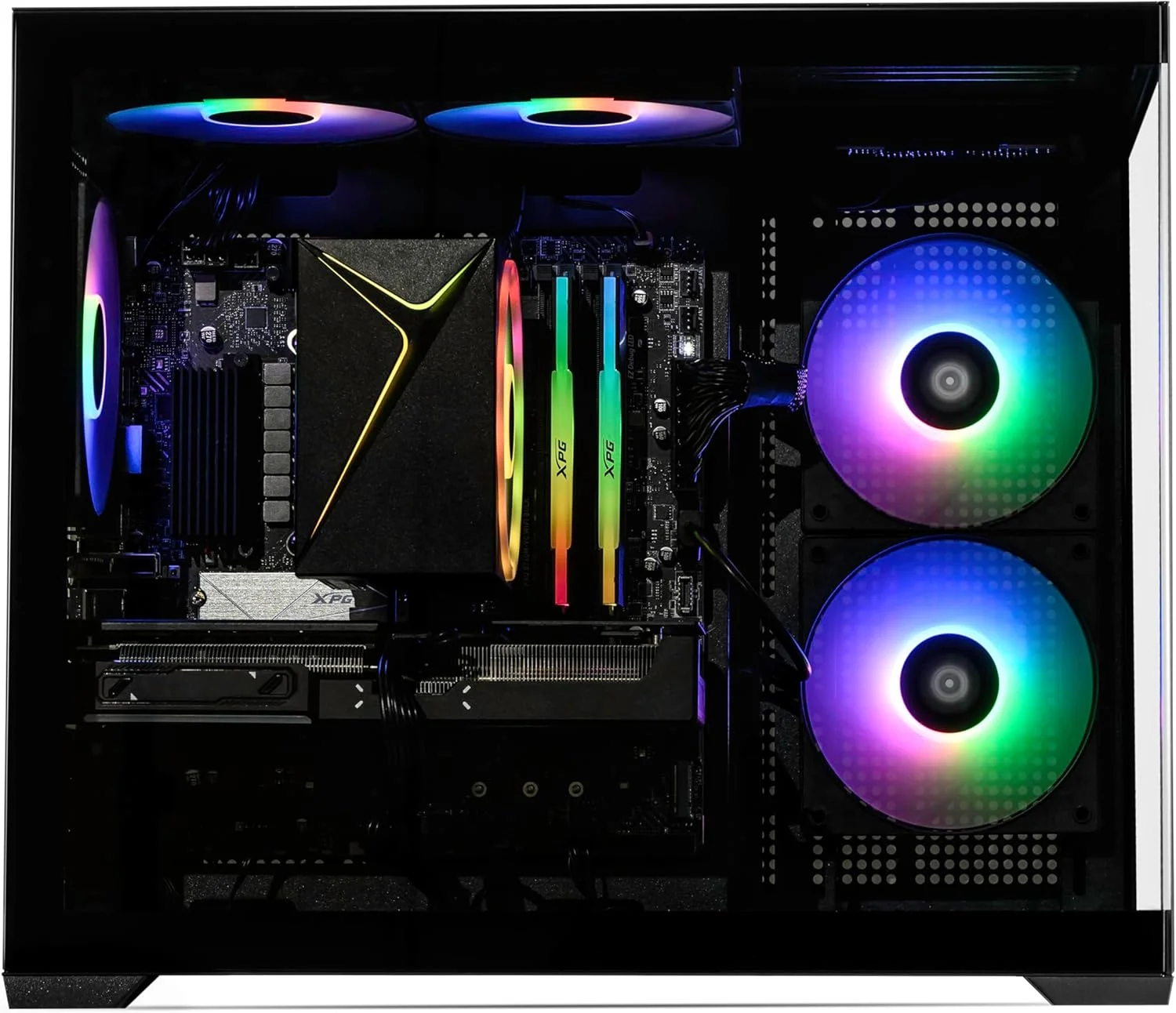 کامپیوتر گیمینگ STORMCRAFT Sirius AI - پردازنده Intel i5 14400F تا 4.7 گیگاهرتز، RTX 5060 GDDR7، رم 32 گیگابایت DDR5 RGB 6000 مگاهرتز، SSD NVMe Gen4 1 ترابایت، مادربرد Intel B760، منبع تغذیه 650 وات Gold، ویندوز 11 Home VR Ready کامپیوتر گیمینگ STORMCRAFT Sirius AI - پردازنده Intel i5 14400F تا 4.7 گیگاهرتز، RTX 5060 GDDR7، رم 32 گیگابایت DDR5 RGB 6000 مگاهرتز، SSD NVMe Gen4 1 ترابایت، مادربرد Intel B760، منبع تغذیه 650 وات Gold، ویندوز 11 Home VR Ready