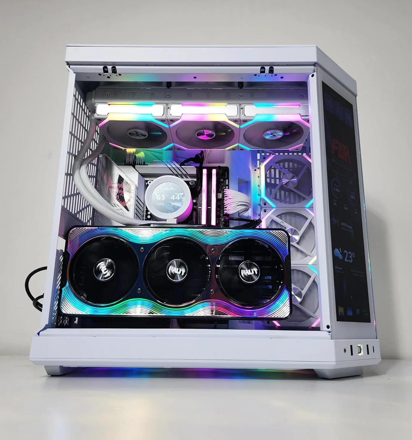 کامپیوتر گیمینگ T‑1000 Black Elite RTX 5090 - کیس Hyte Y70 Touch Infinite، پردازنده Intel Ultra 9 285K، رم 64 گیگابایتی 6400MT، اس اس دی 2 ترابایتی 9100 PRO NVMe، مادربرد R.O.G Strix، ویندوز 11 پرو کامپیوتر گیمینگ T‑1000 Black Elite RTX 5090 - کیس Hyte Y70 Touch Infinite، پردازنده Intel Ultra 9 285K، رم 64 گیگابایتی 6400MT، اس اس دی 2 ترابایتی 9100 PRO NVMe، مادربرد R.O.G Strix، ویندوز 11 پرو