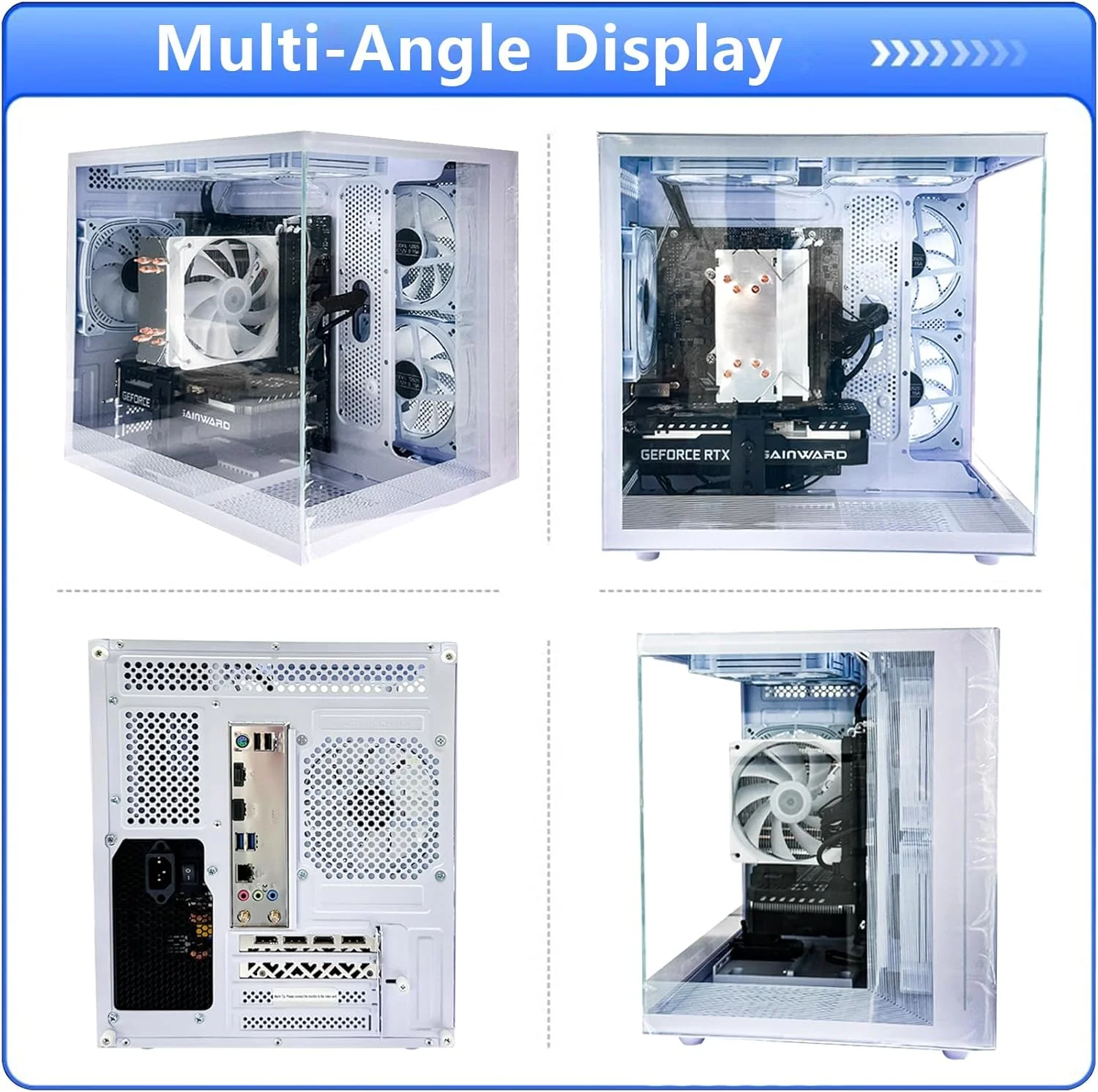 کامپیوتر گیمینگ | رم ۱۶ گیگابایت | اس اس دی ۵۱۲ گیگابایت | پردازنده Core I5 12400F 2.5G | شش هسته تا 4.4G | کامپیوتر رومیزی از پیش ساخته شده 4K مناسب کاربری اداری، خانگی و دارای وای فای - سفید کامپیوتر گیمینگ | رم ۱۶ گیگابایت | اس اس دی ۵۱۲ گیگابایت | پردازنده Core I5 12400F 2.5G | شش هسته تا 4.4G | کامپیوتر رومیزی از پیش ساخته شده 4K مناسب کاربری اداری، خانگی و دارای وای فای - سفید